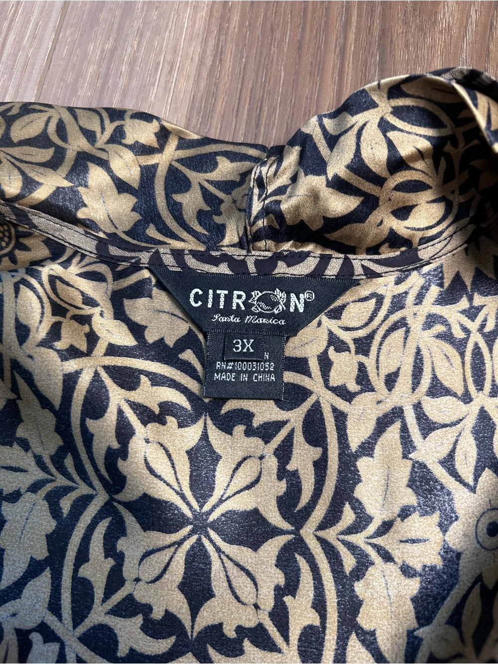 Citron Santa Monica silk blend kimono Asian art to wear draped open front 3X - Picture 5 of 8
